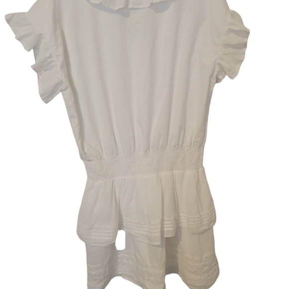 Ralph Lauren 12 Nizaiah dress white ruffle - Picture 3 of 15